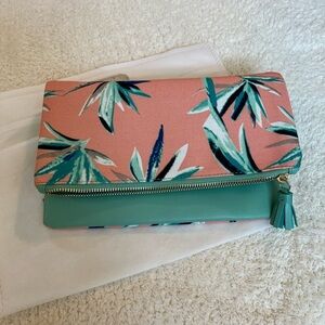 New Stylish Teal Clutch Bag